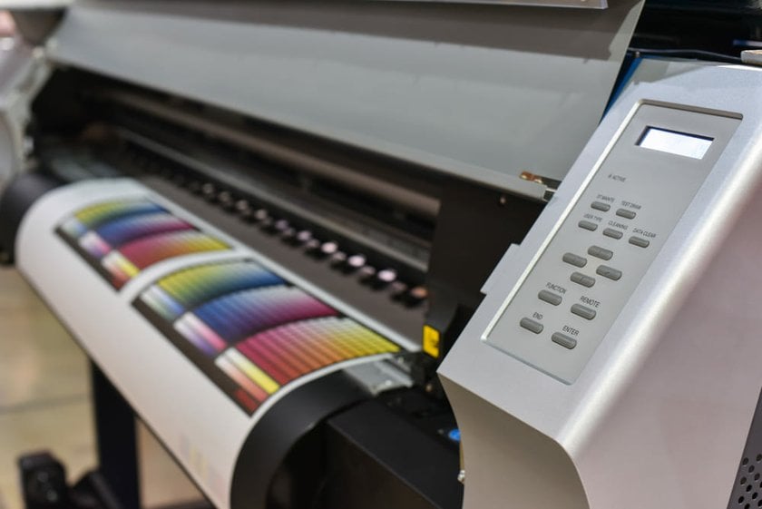 Photo of a Printer Printing Color Palettes | Skylum Blog