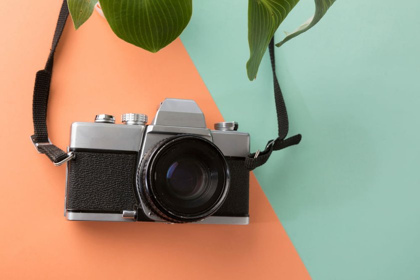 Retro Camera on a Beautiful Background | Skylum Blog