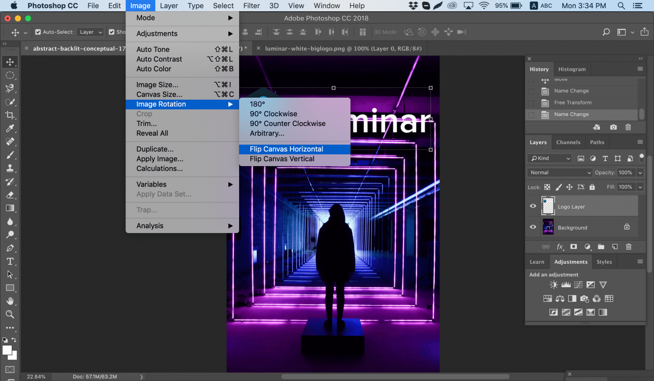 make an image smaller on photoshop for mac