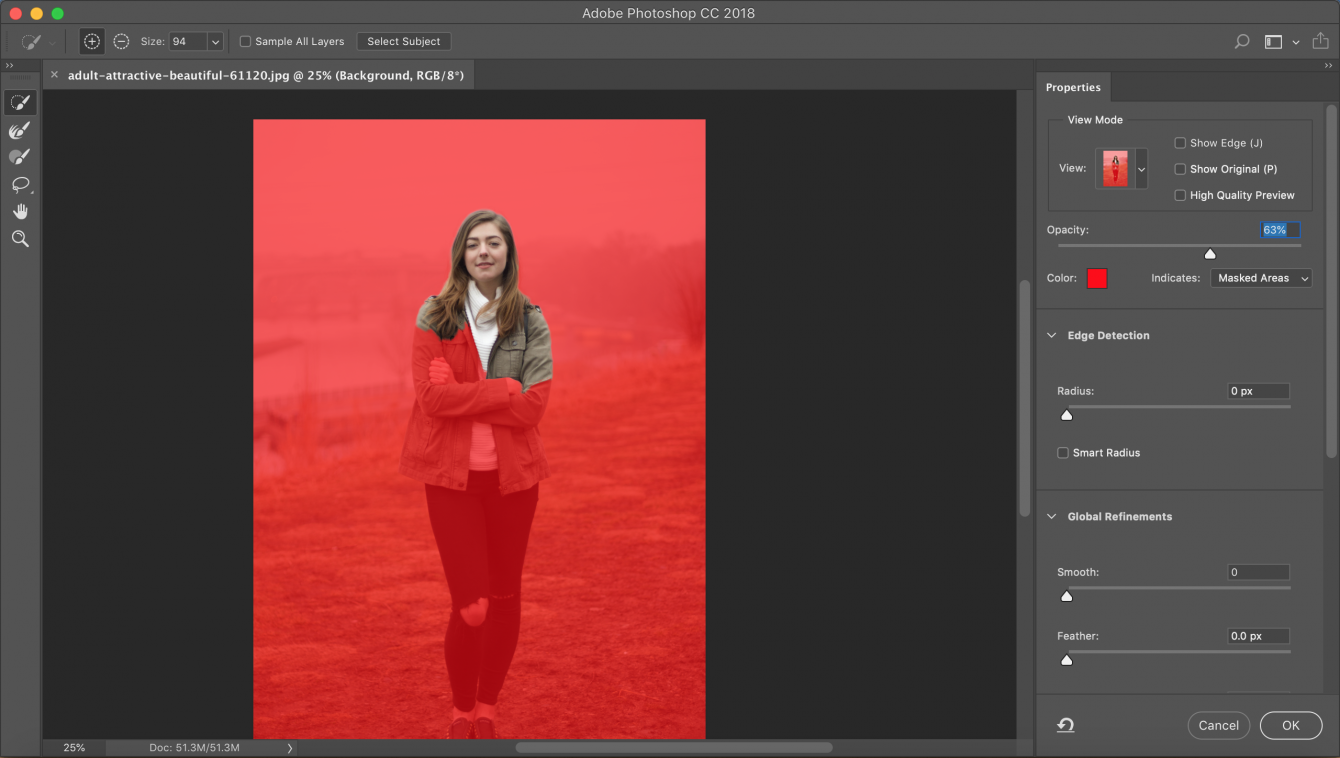 fade an image in photoshop cc