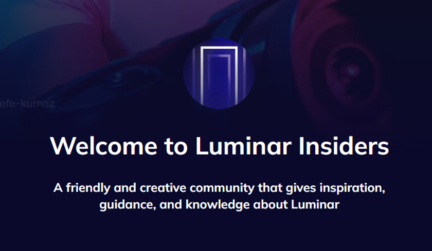 Join the Luminar Neo community!(4)