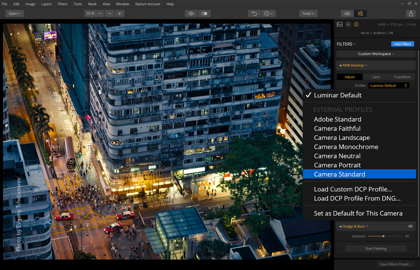 Luminar 1.3.0 gets new features, tools, and updates on Windows