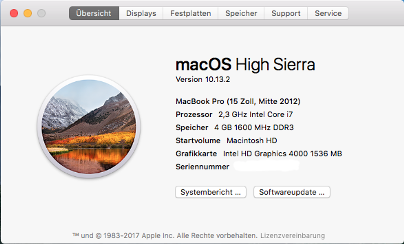 Systemanforderungen Fur Mac Os