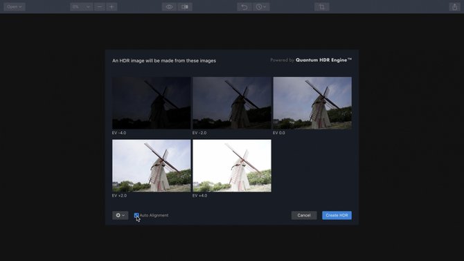 Starting with Aurora HDR 2019(7)