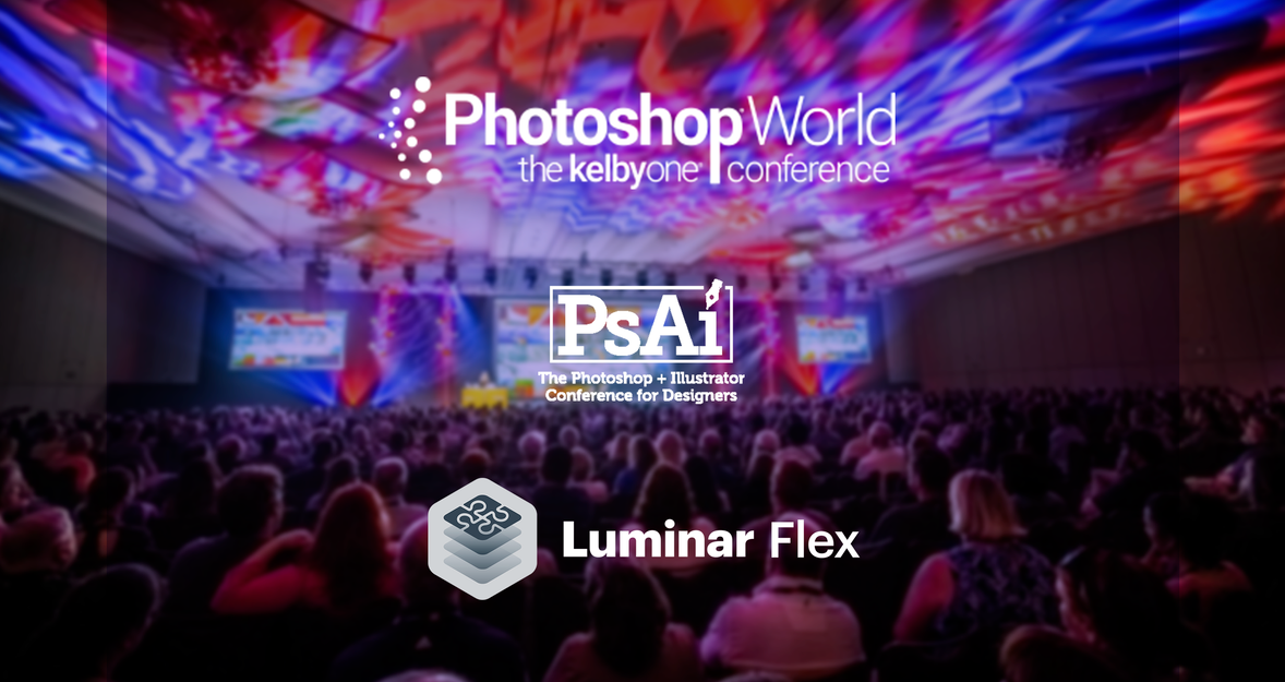 Keep Learning – Luminar Flex is a Proud Sponsor of Photoshop Events