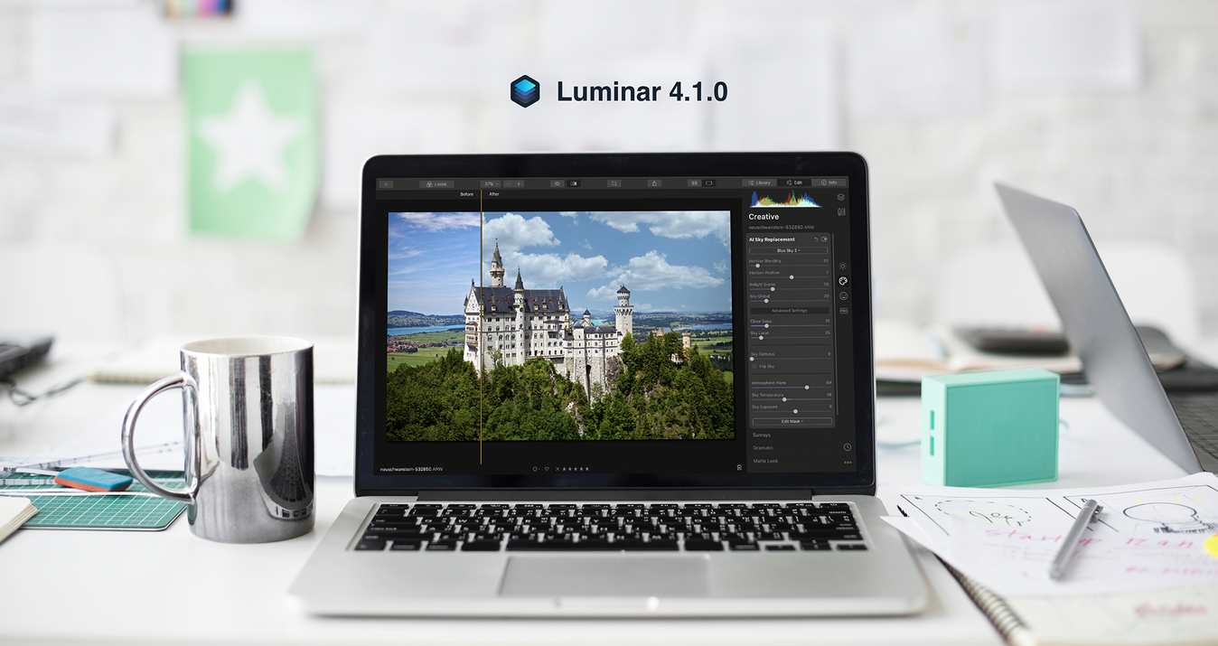 Luminar 4.1：よりリアルになったスカイ・リプレースメント、ポートレート関連機能の改善など