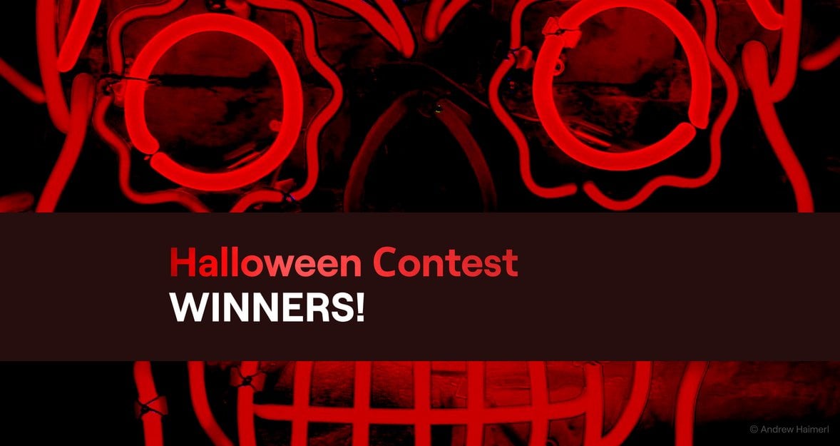 Halloween contest results! Congratulate the spookiest winners