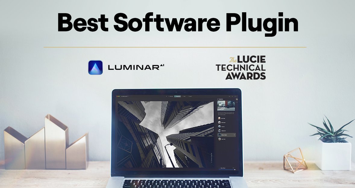 Luminar AI is a Lucie Technical Awards Winner 2021