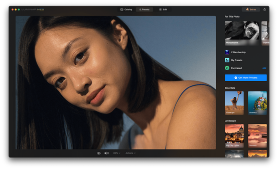 How To Do Portrait Retouching with Luminar NEO