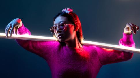 Neon Light Portrait Photography: Creative Photo Ideas