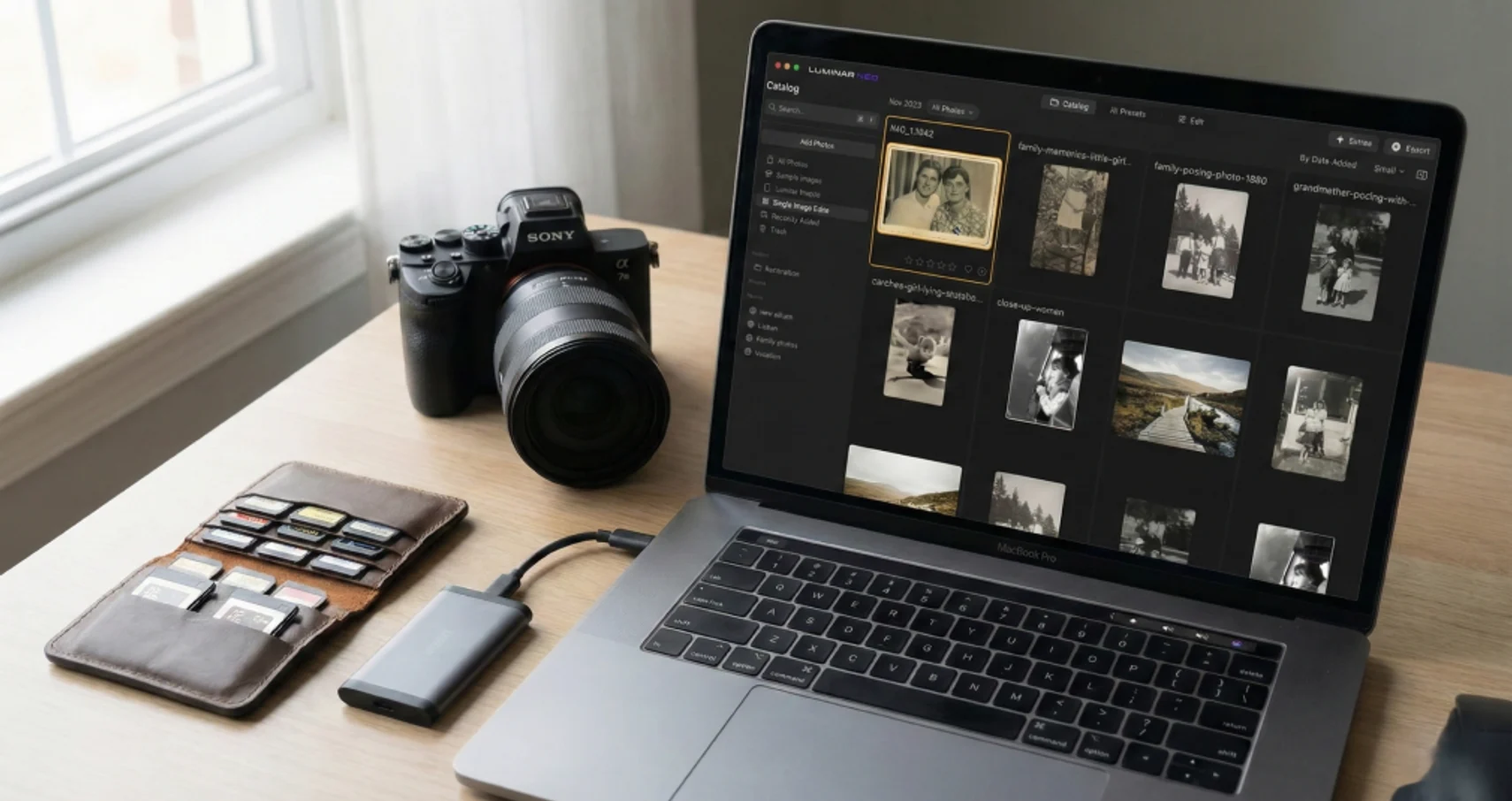 Kompletny przewodnik po zarządzaniu plikami w Luminar Neo