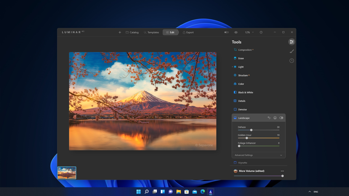 Luminar AI is ready for Windows 11 and the new Microsoft Photos app