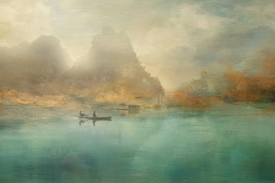 Painterly Landscapes Backgrounds image