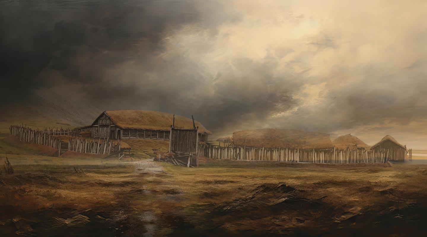 Painterly Landscapes Backgrounds — slide 1