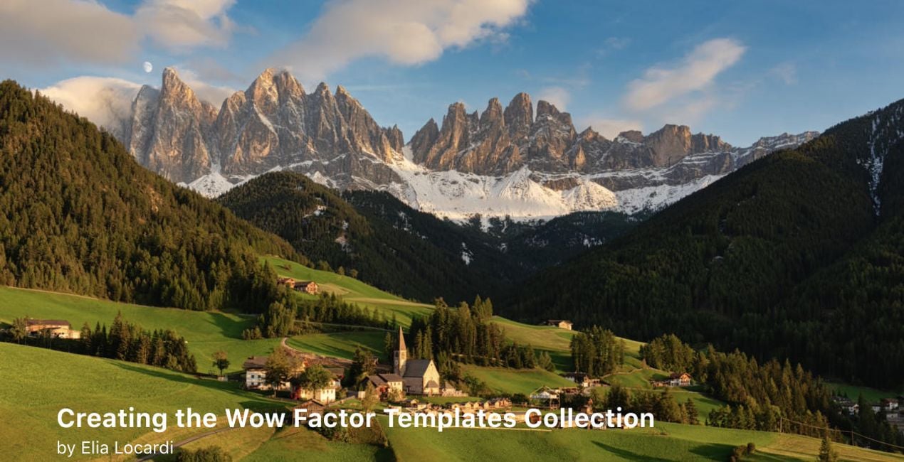 The WOW Factor Bundle by Elia Locardi is a photo enhancement asset for Luminar(50)