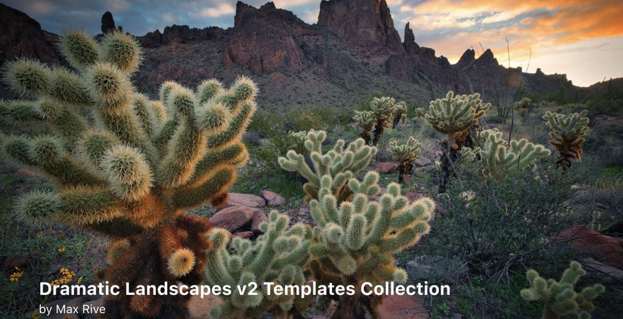 Complete Dramatic Landscapes Bundle is a photo enhancement asset for Luminar(54)