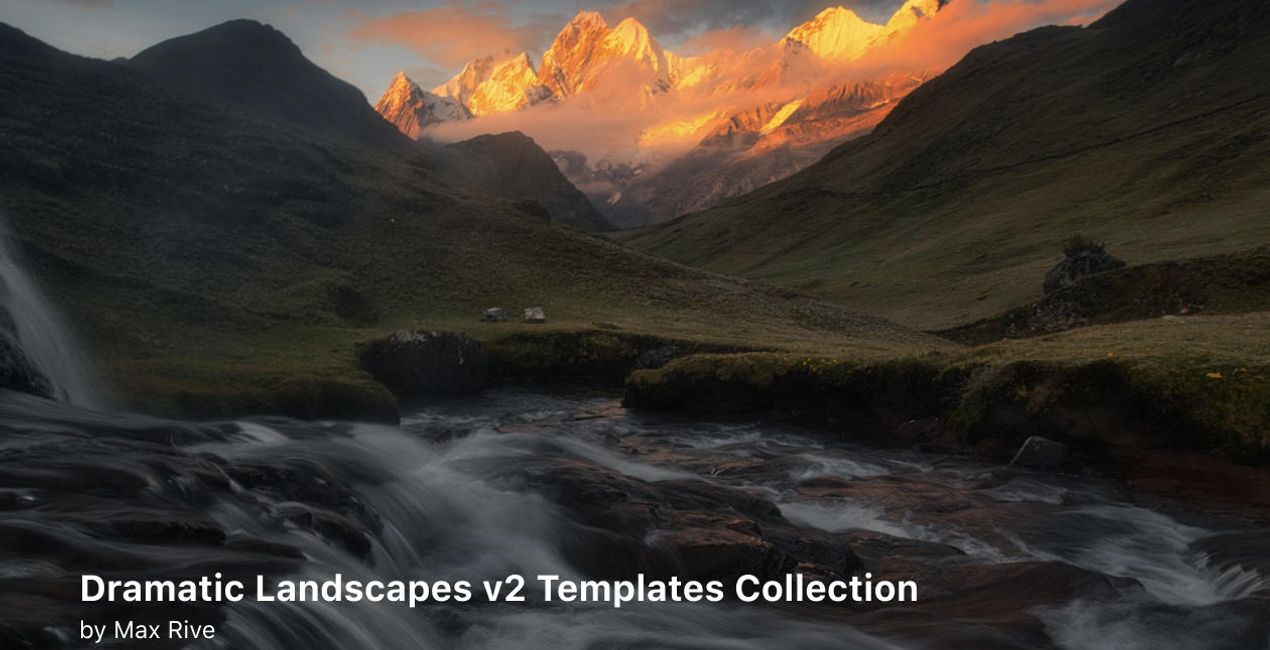 Complete Dramatic Landscapes Bundle is a photo enhancement asset for Luminar(50)