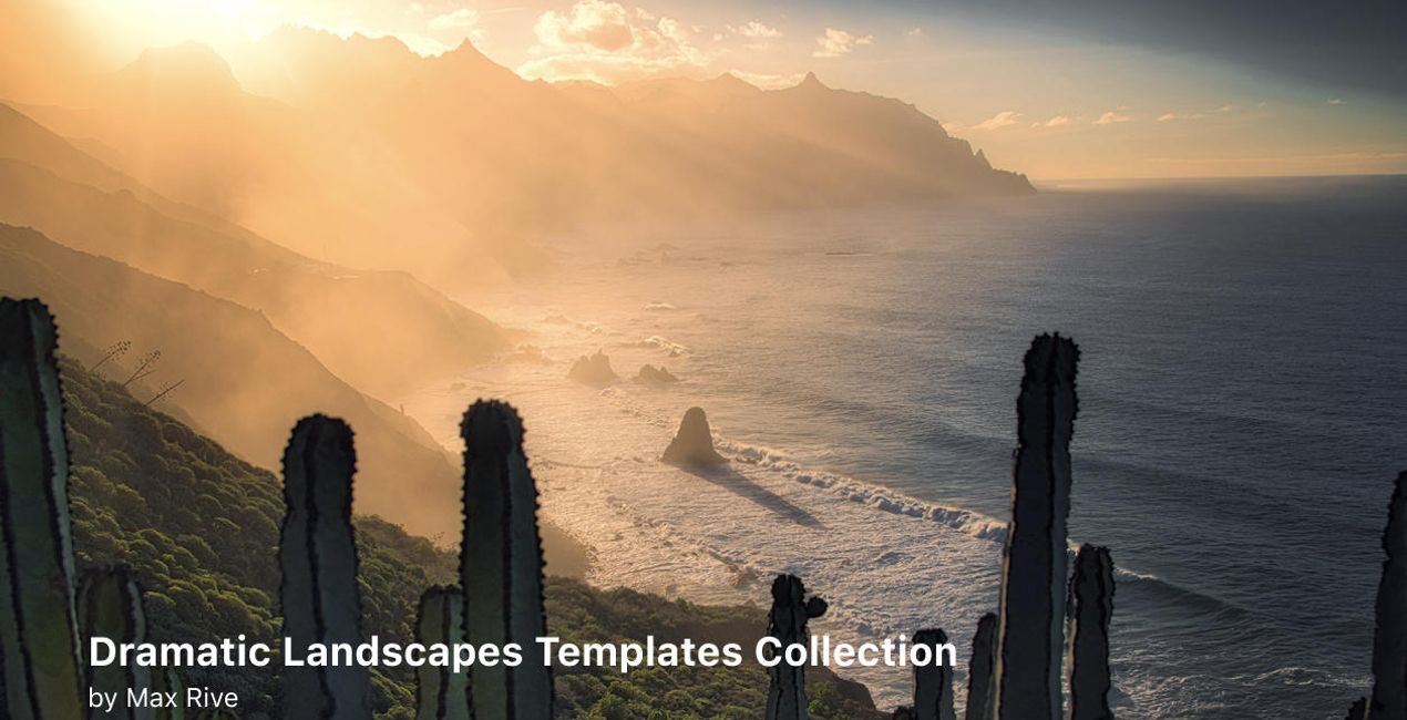 Complete Dramatic Landscapes Bundle is a photo enhancement asset for Luminar(40)