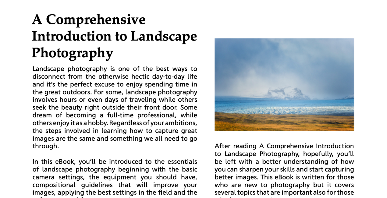 A Comprehensive Introduction to Landscape Photography | Luminar Marketplace(42)