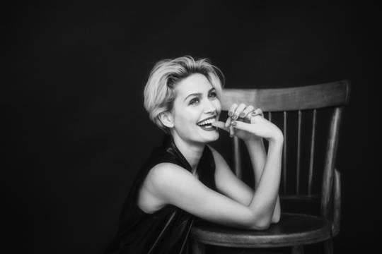 B&W Portrait image