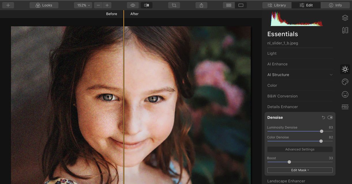 Noise Reduction Made Easy With Luminar 4