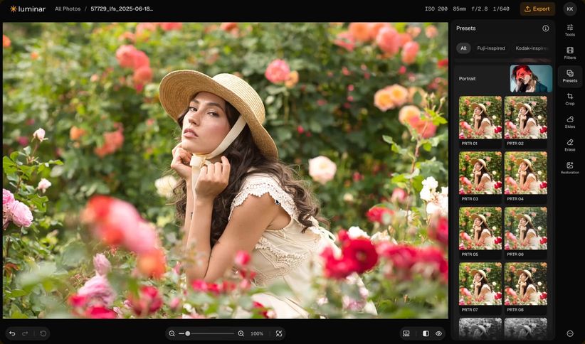 One of the first photo editors online to bring landscape, portrait, and everyday editing tools together.