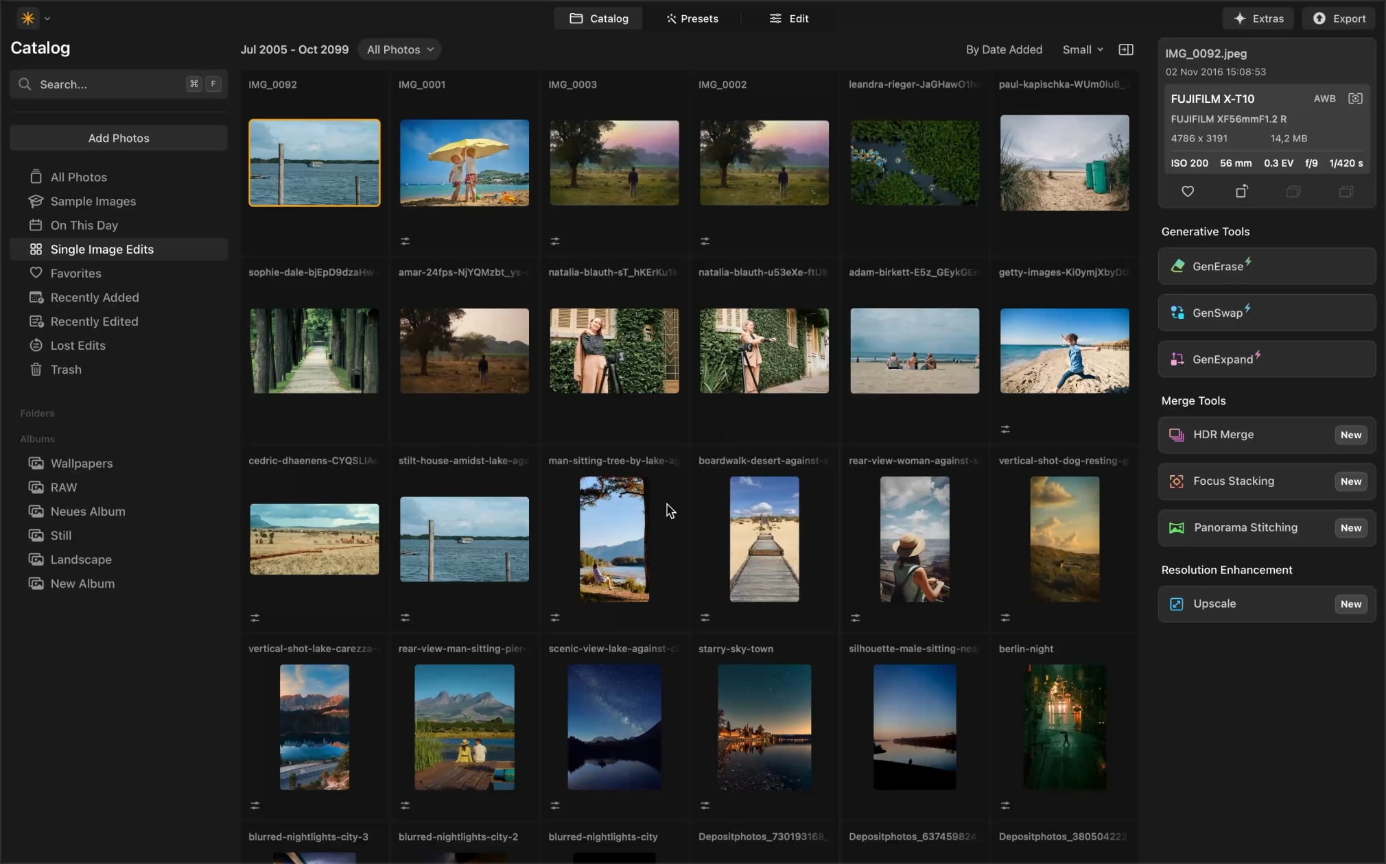 1. Open your photo in Luminar Neo