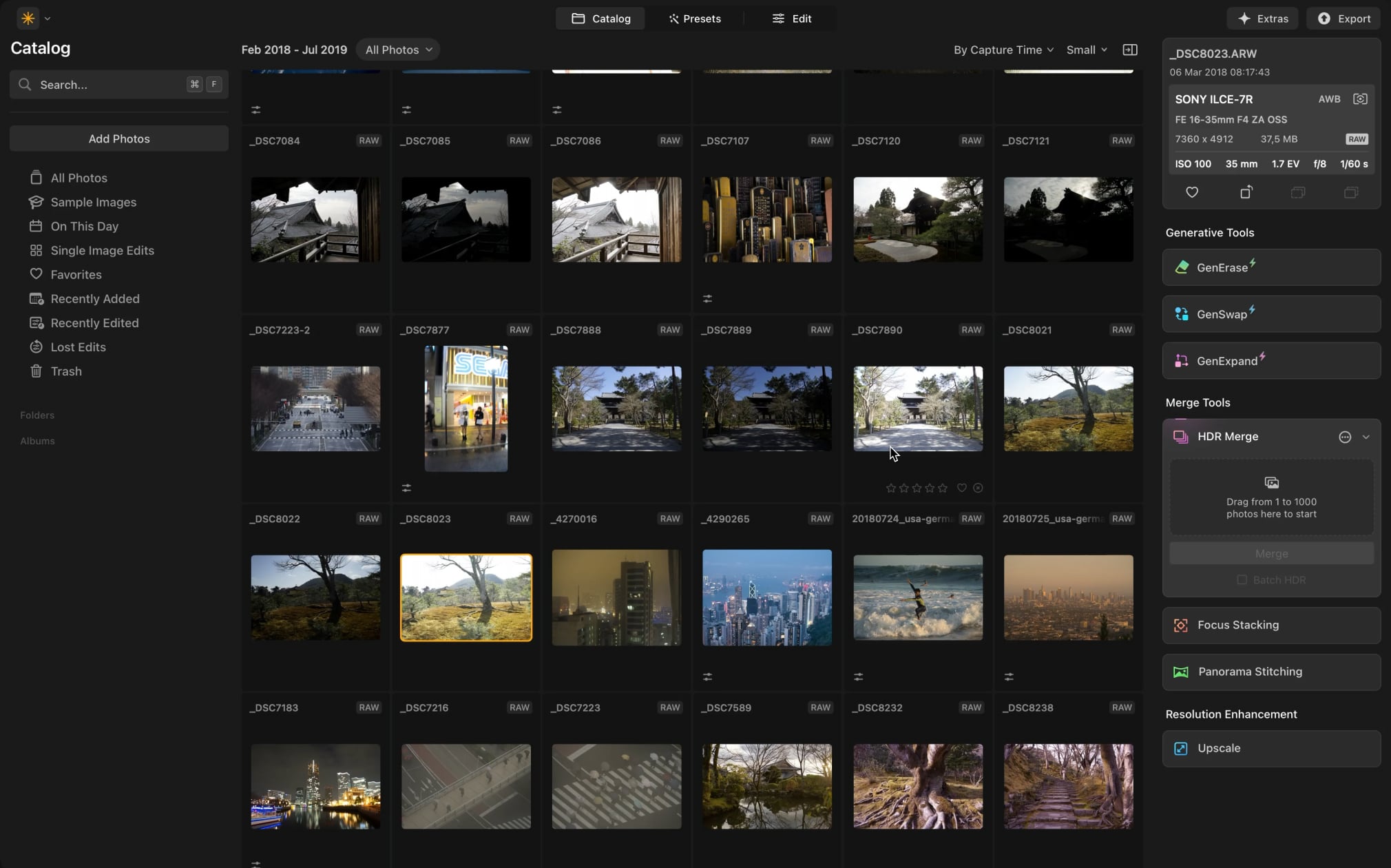 2. Select your photos