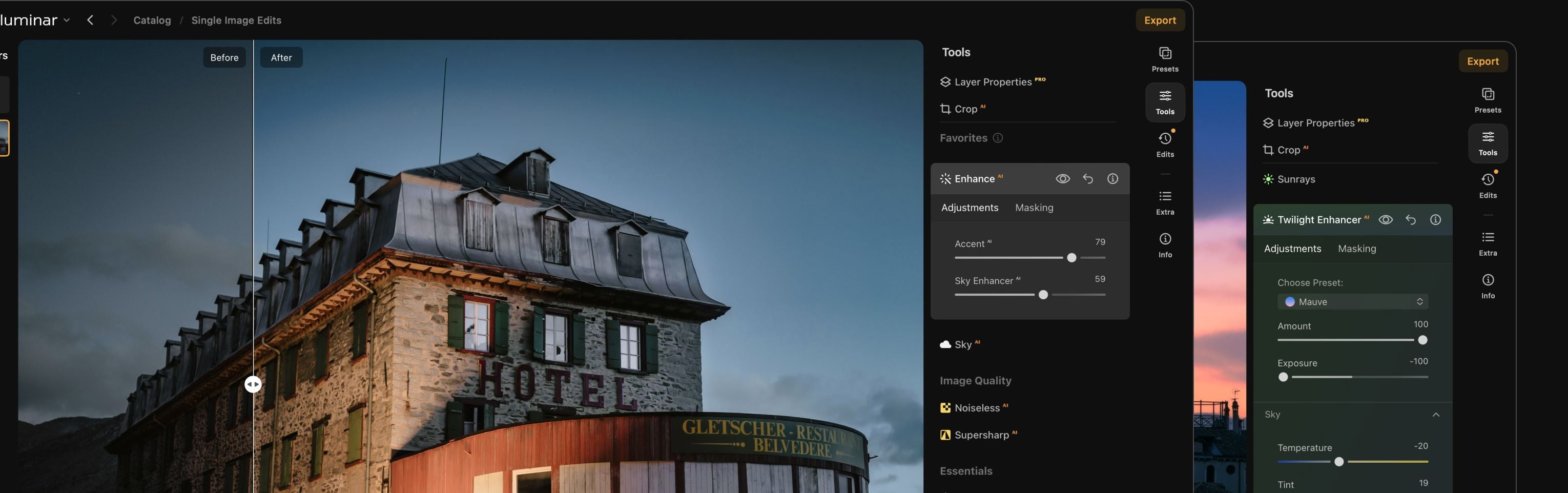 Lightroom vs Luminar Neo : quel logiciel de retouche photo est le meilleur ?(6)