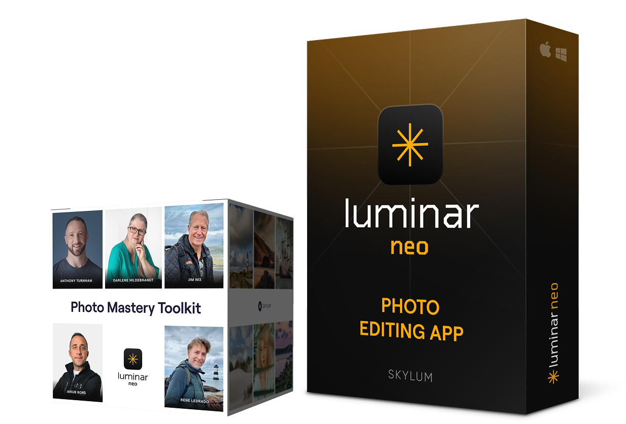 Erhalte das Photo Mastery Toolkit + Luminar Neo mit 85 % Rabatt(2)