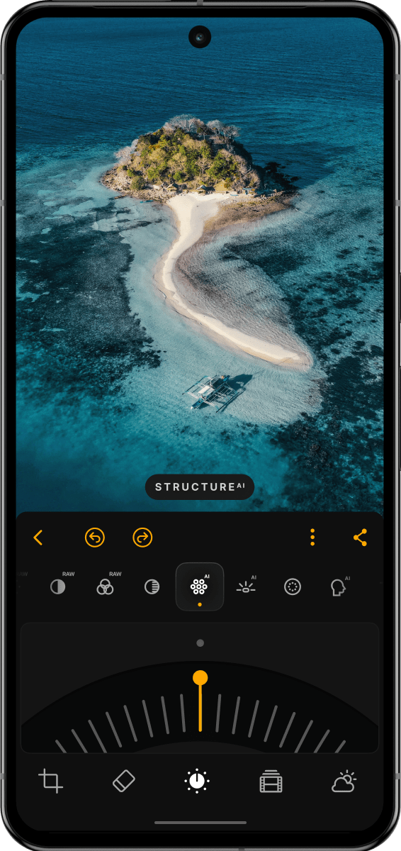 Editor fotografií Luminar pro Android: Aplikace pro úpravu obrázků s umělou inteligencí pro Android(8)